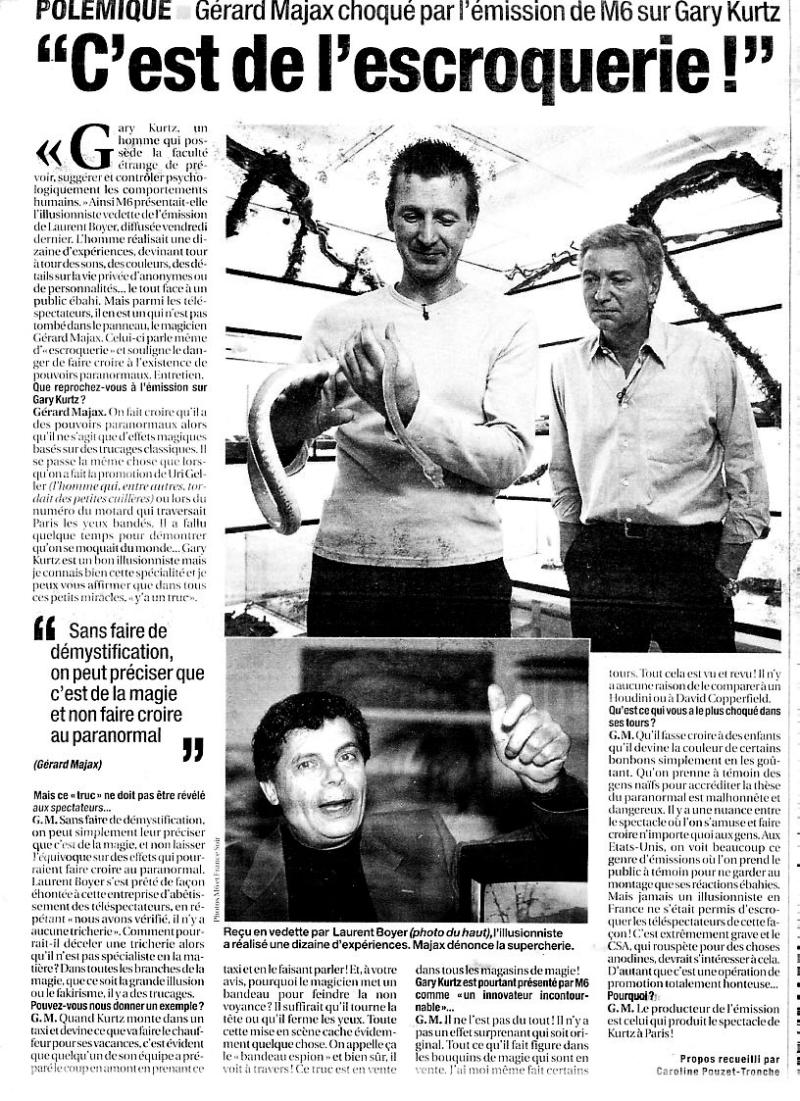 Article Gary Kurtz - France Soir 2004/01/06